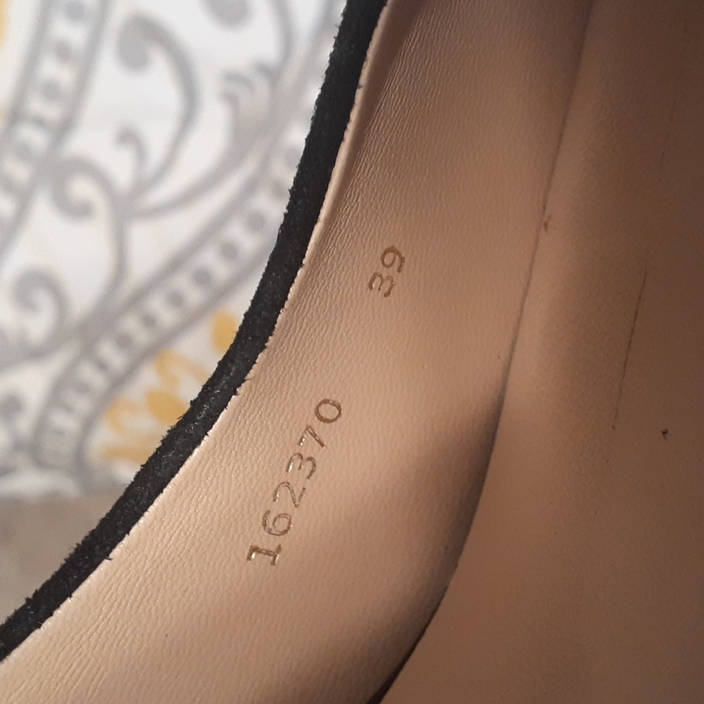 Etienne Aigner Suede pumps blk Sz. 39 (8.5 US) - Picture 6 of 8